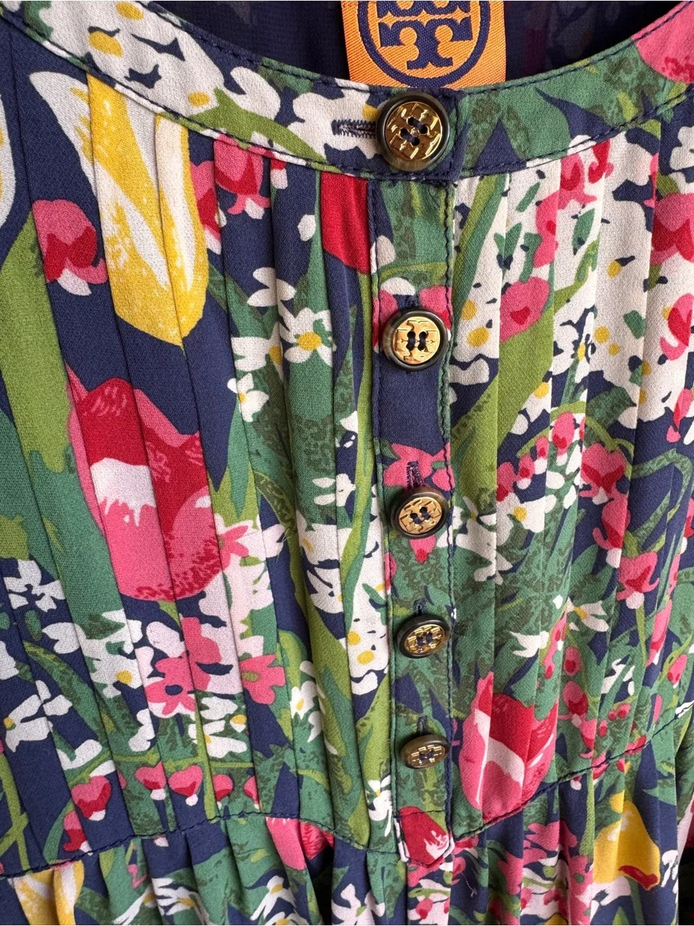 Tory Burch Spring 2010 Runway Floral Silk Dress Size 4 Archive